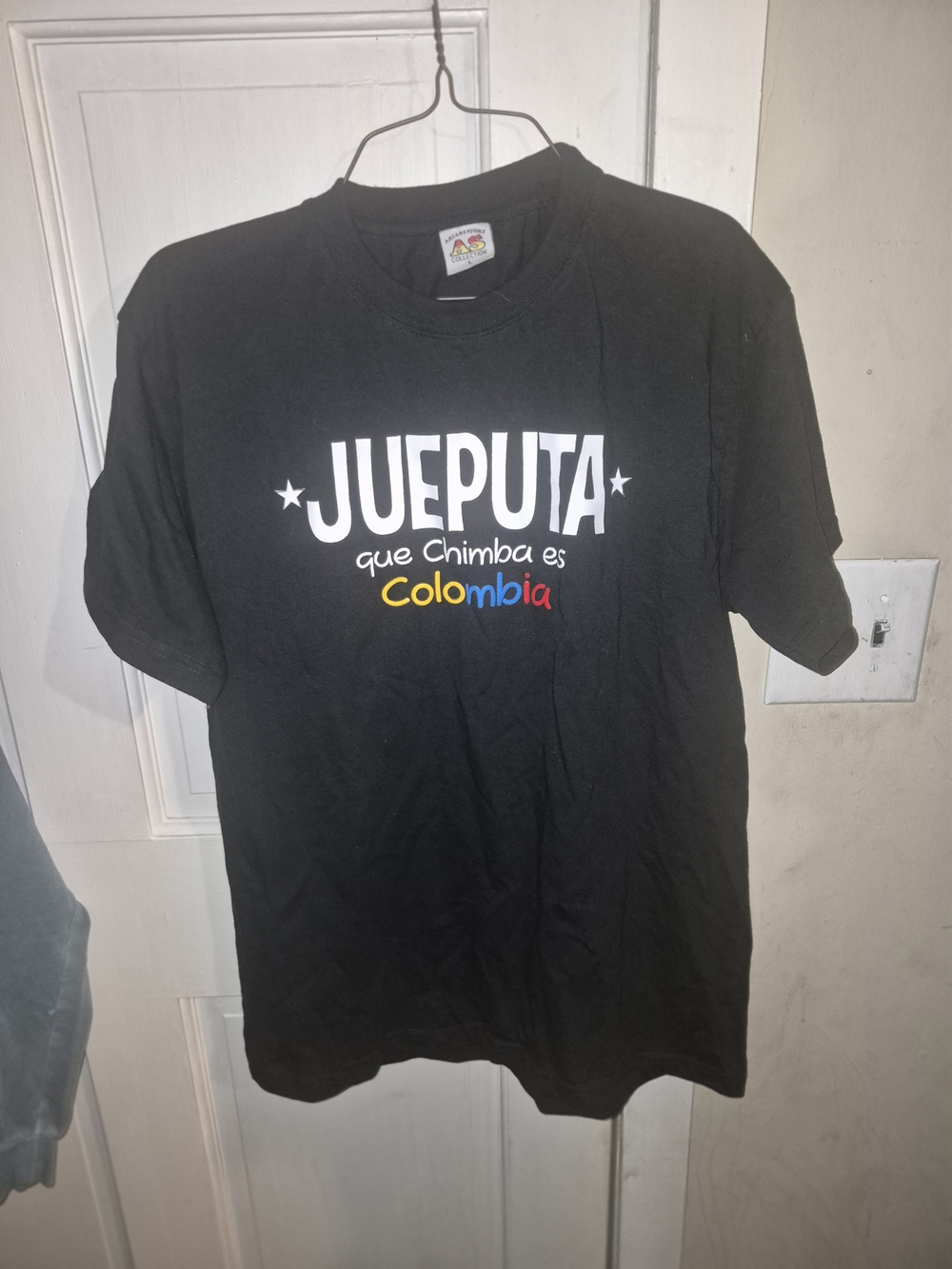 AS Collection Jueputa Colombia graphic tee Graphic Tee in Black Size Large Like